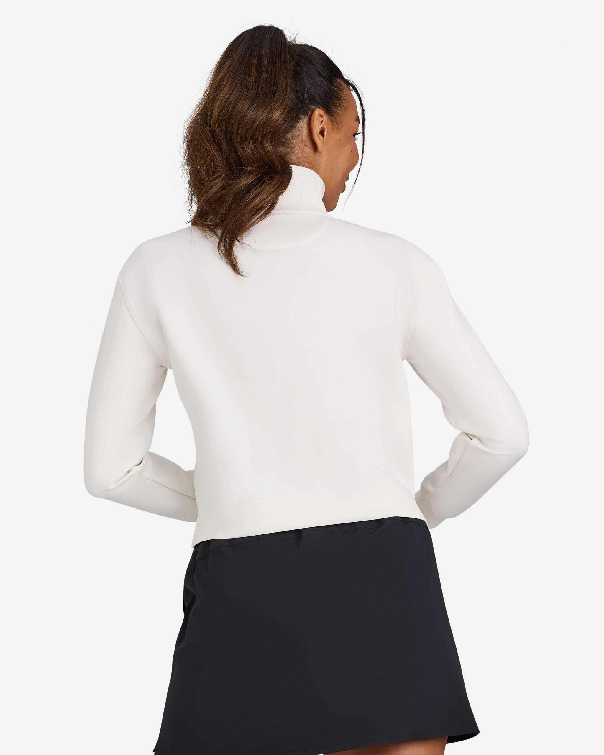 At Ease Quarterzip - Cloud Dancer