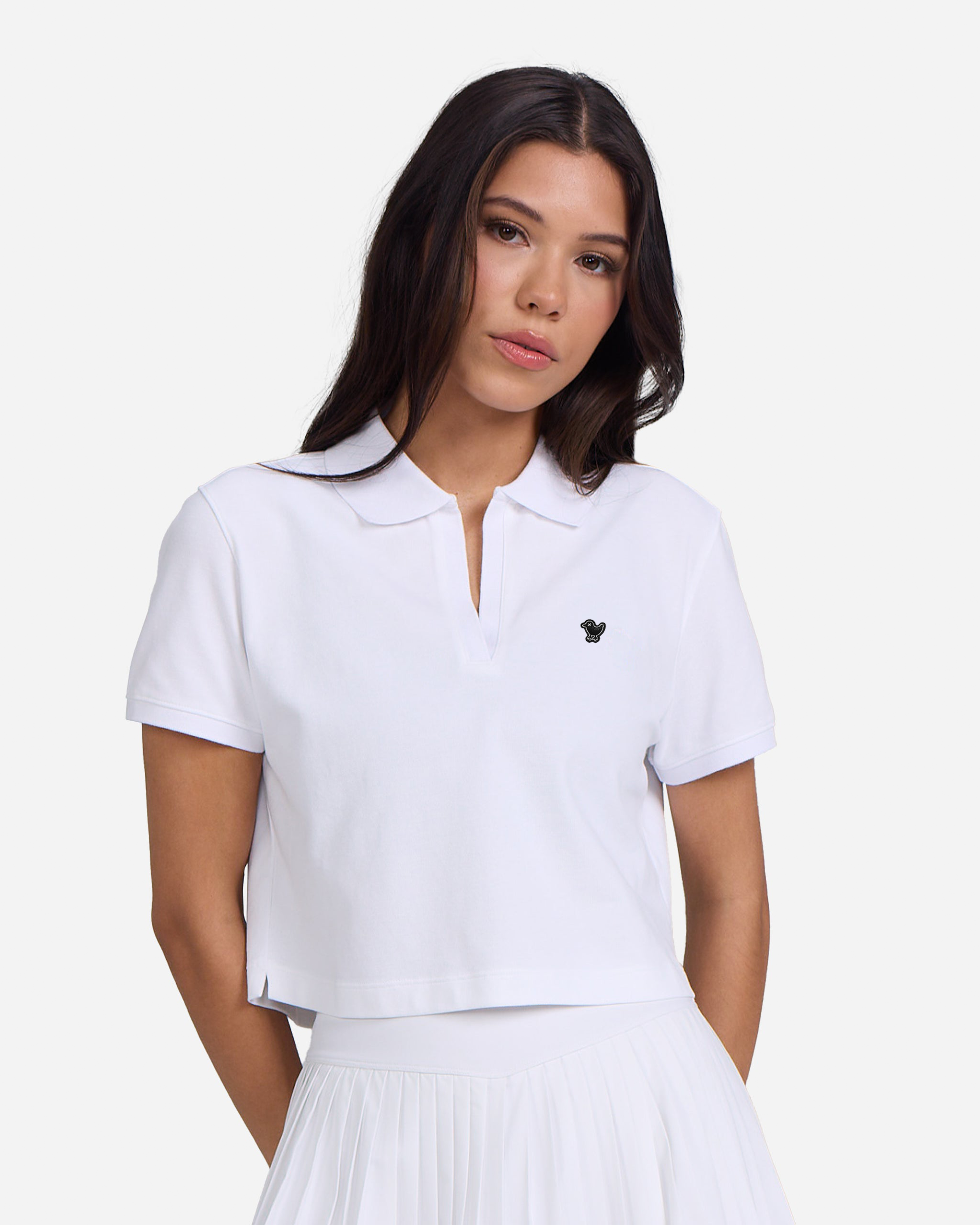Rib Collar Polo-Women's Polo-Bad Birdie