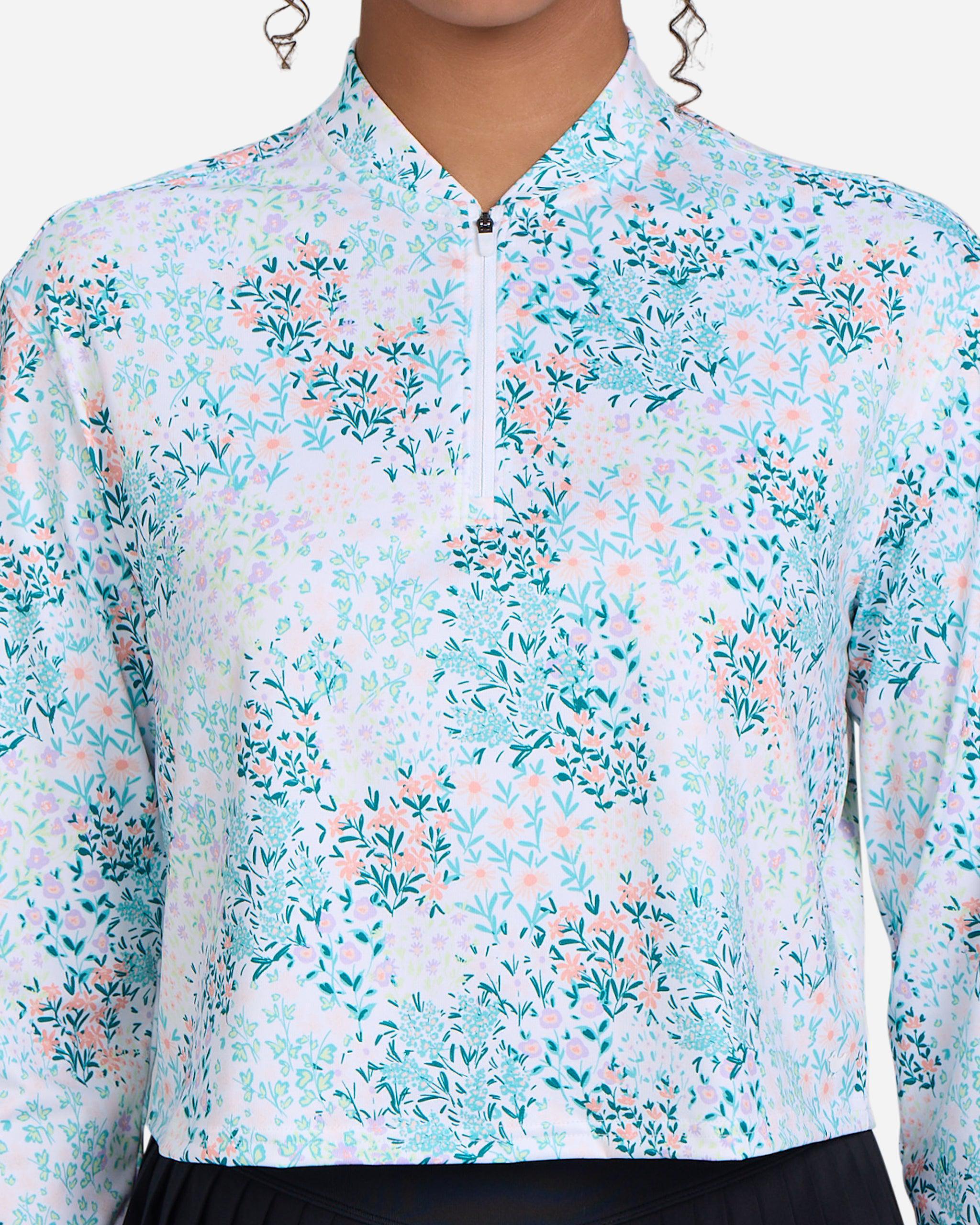 UV Quarterzip - Spring Has Sprung-Women's Quarterzip-Bad Birdie