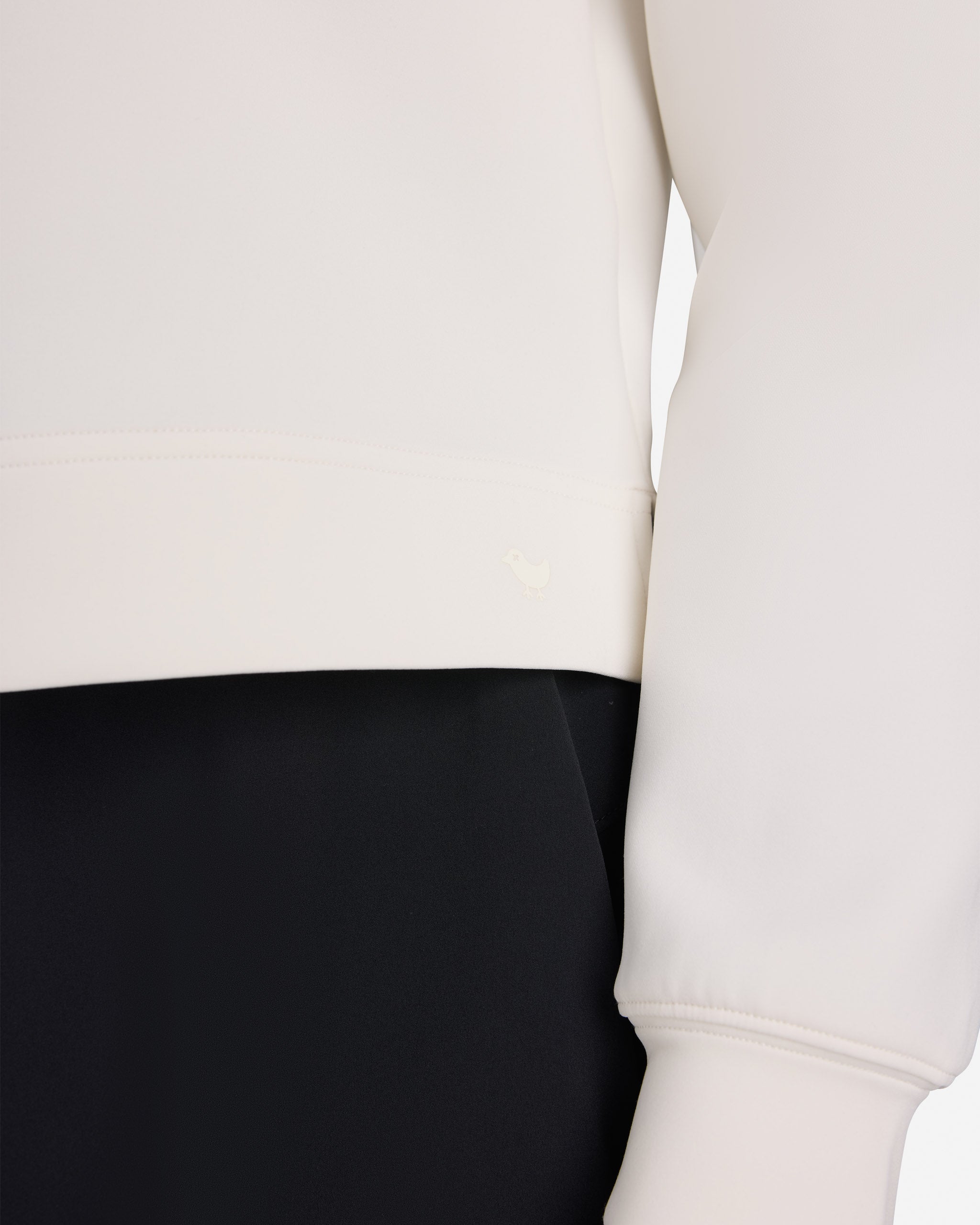 At Ease Quarterzip - Cloud Dancer