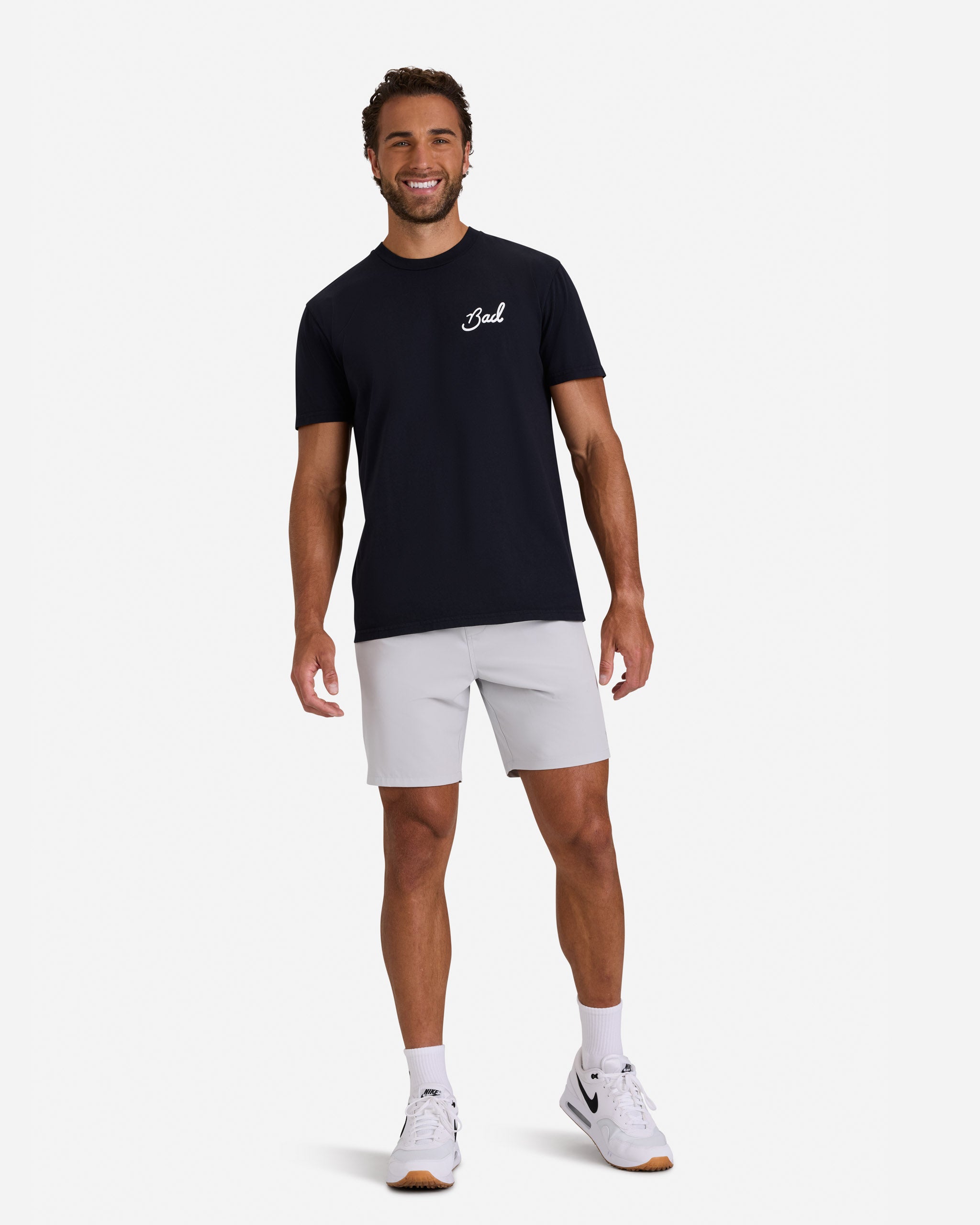 Birdie Tee - Black-Men's T-Shirt-Bad Birdie