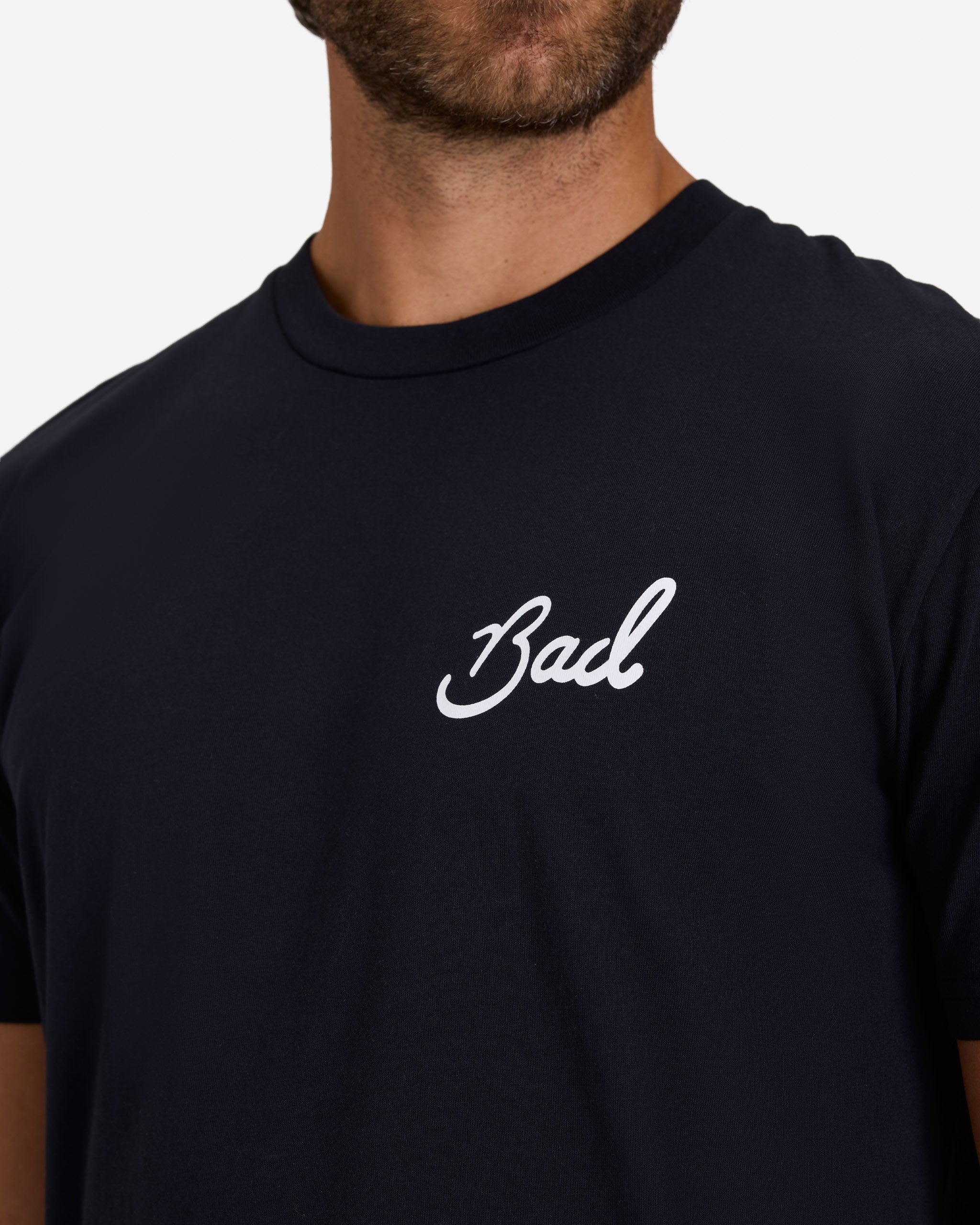 Birdie Tee - Black-Men's T-Shirt-Bad Birdie