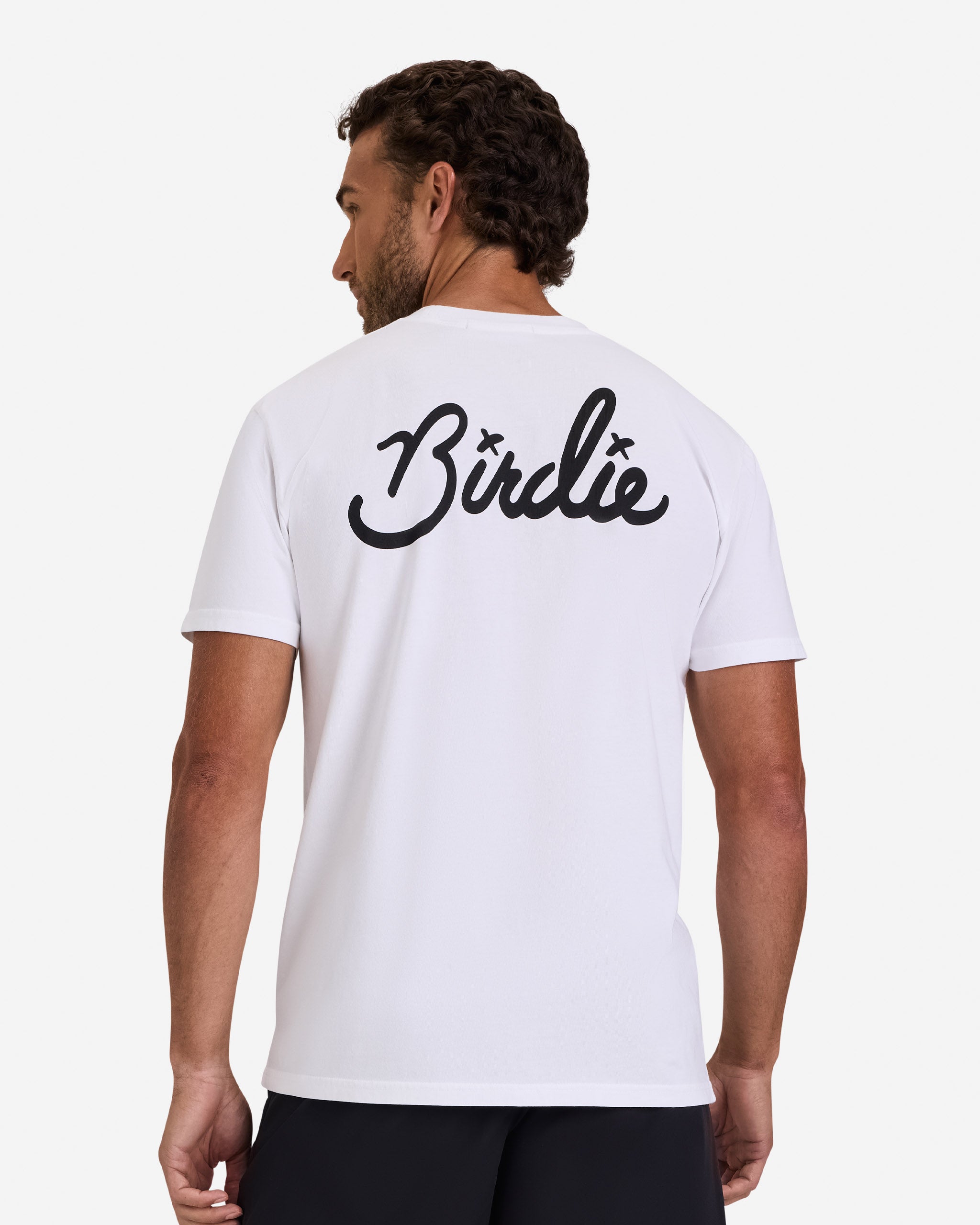 Birdie Tee - White-Men's T-Shirt-Bad Birdie