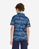 Youth's Frostbite - Azure-Youth Polo-Bad Birdie