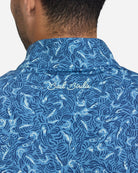 Koi Koi Slate Navy Quarterzip-Men's Quarterzip-Bad Birdie