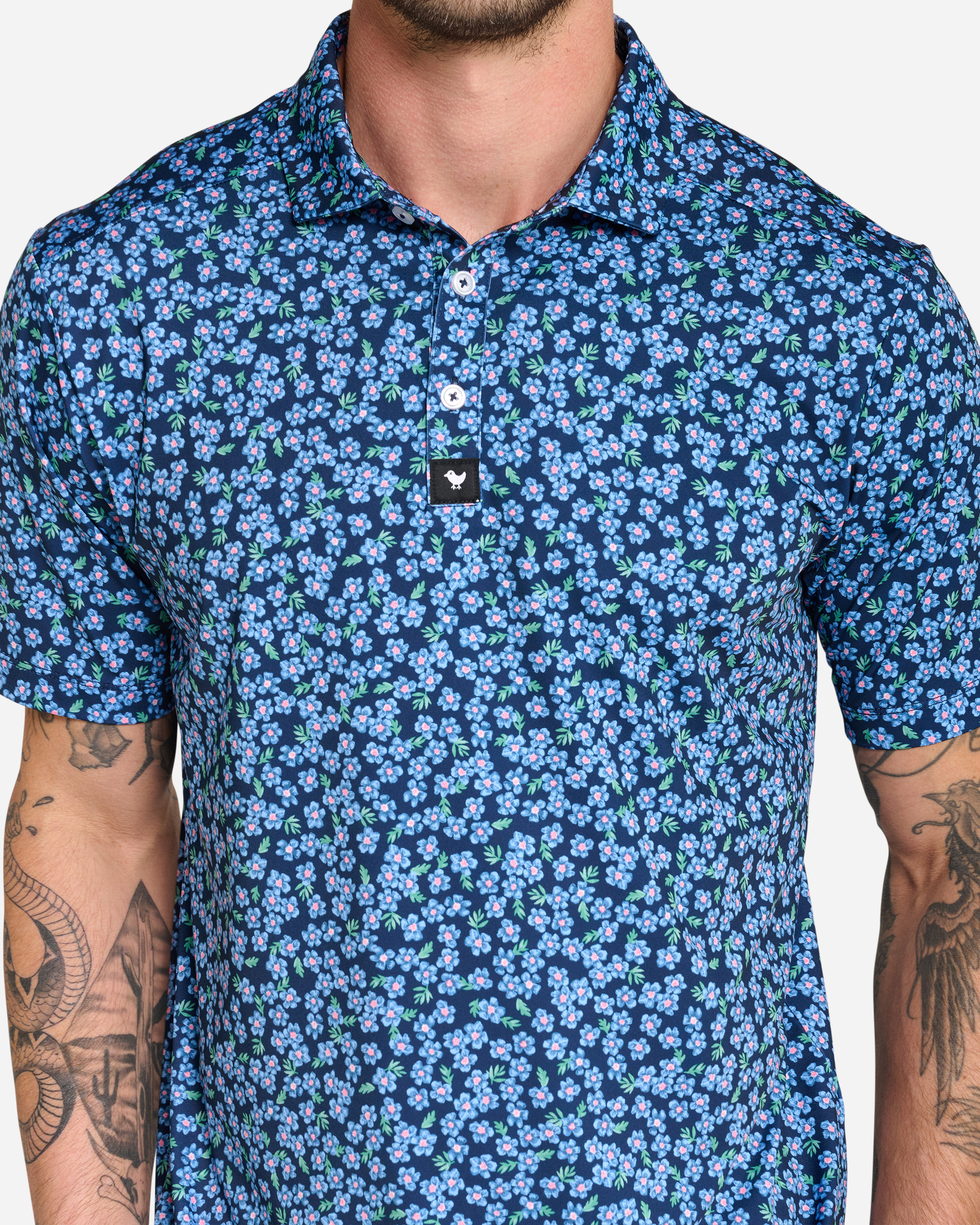 Lily Lilac-Men's Polo-Bad Birdie