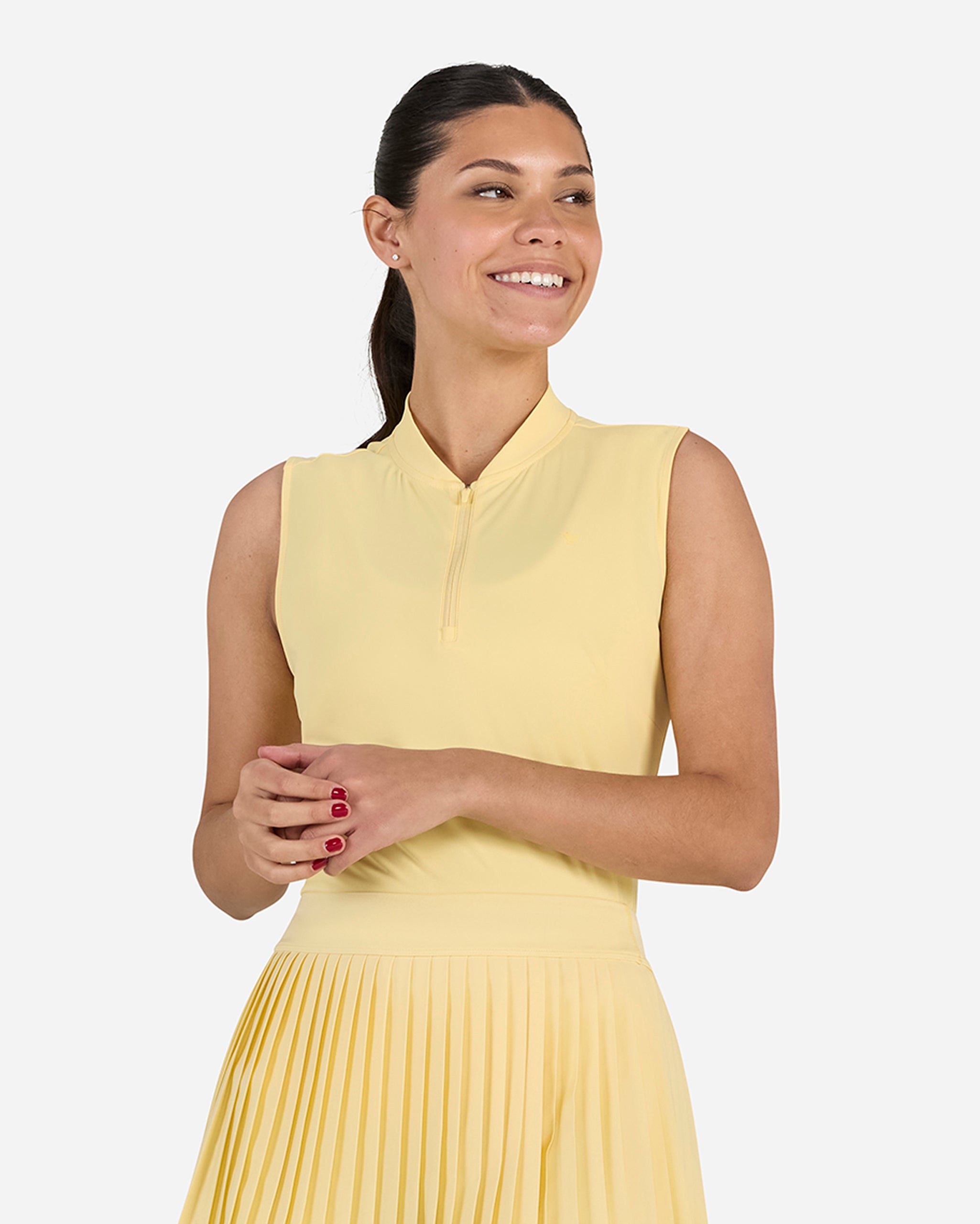 Pale Banana-Women's Polo-Bad Birdie
