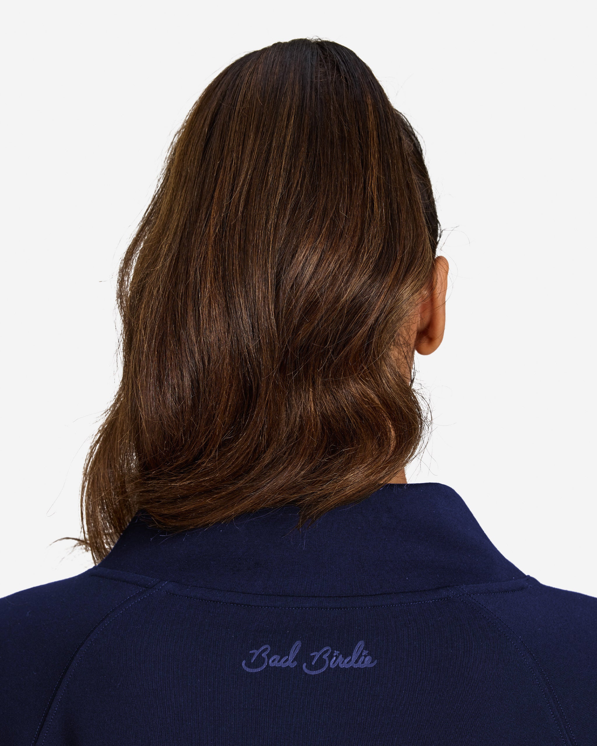 Tour Mockneck - Dark Navy-Performance Top-Bad Birdie
