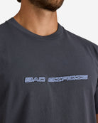 Birdie Blur Tee - Black Clay-Men's T-Shirt-Bad Birdie