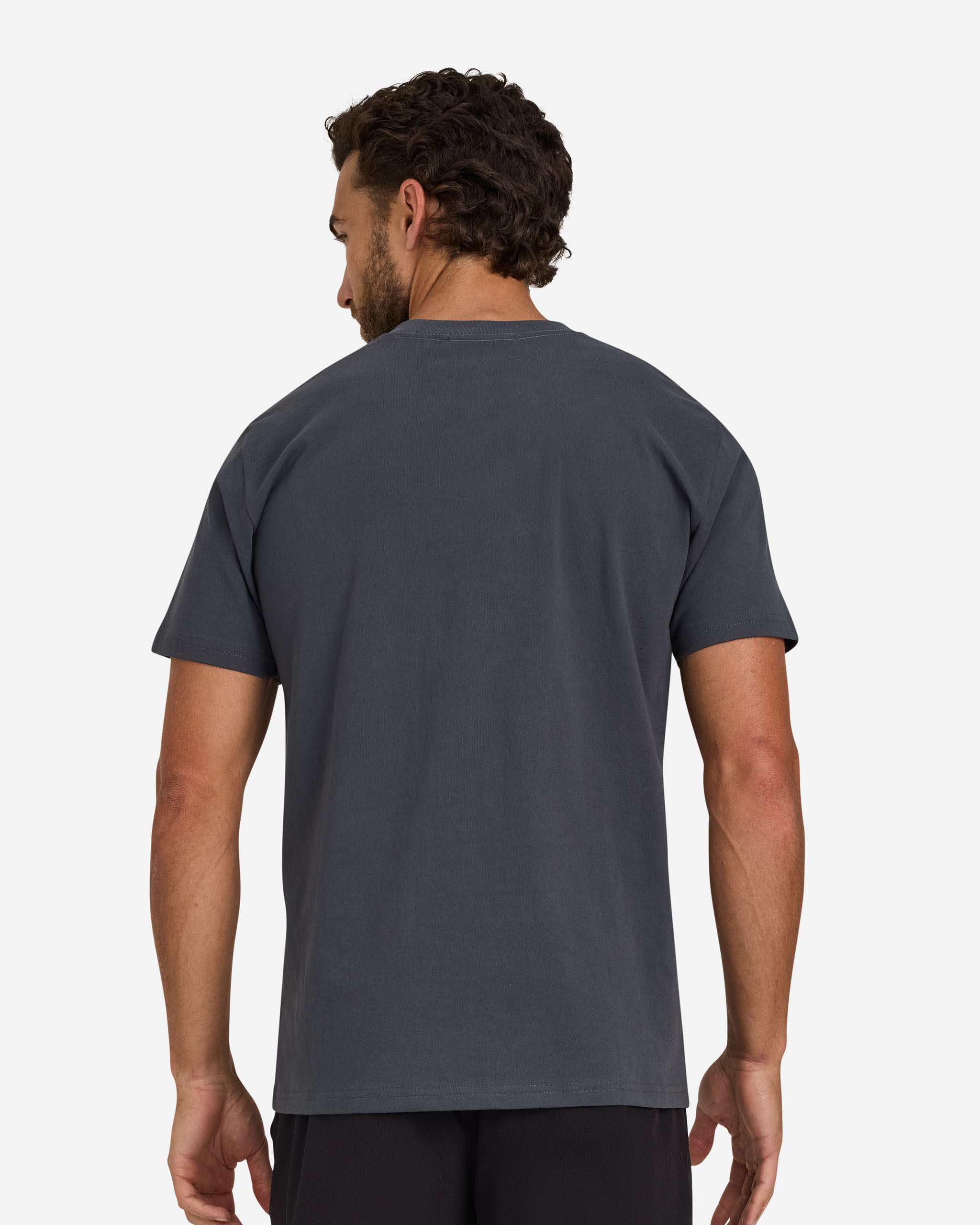 Birdie Blur Tee - Black Clay-Men's T-Shirt-Bad Birdie