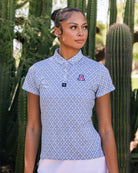 University of Arizona - Geo Frost - Blue-Women's Polo-Bad Birdie